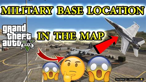 Military Base Location In The Map Gta 5 Jets And Tanks Youtube