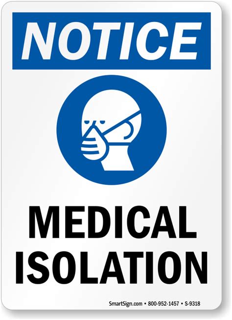 Hospital Isolation Signs Printable
