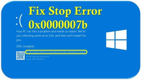 How To Fix Blue Screen Stop Error Code X B