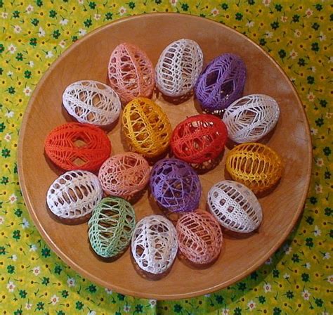 Háčkovaná vajíčka | Kraslice, Háčkování a Velikonoce