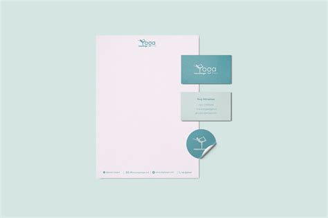 Branding process- Yoga saga on Behance