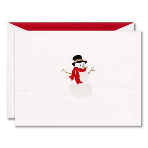 Snowman Boxed Holiday Greeting Cards