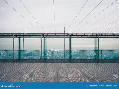 View Skyscraper Roof Background Modern Architecture Pattern Concept