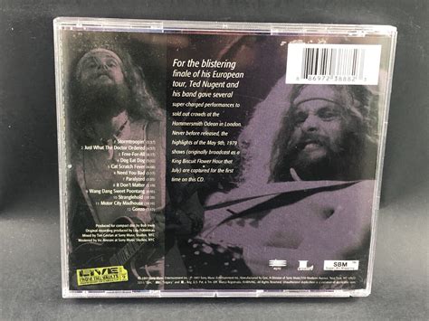 Ted Nugent Live At Hammersmith’79 Cd Multiple Cd S Ship Free Ebay