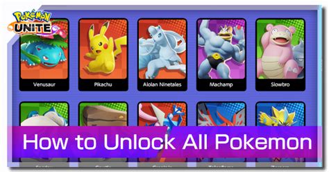 How To Unlock All Pokemon Unite Licenses Pokemon Unite｜game8