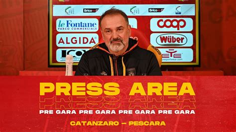 Press Area Vivarini Alla Vigilia Di Catanzaro Pescara Youtube