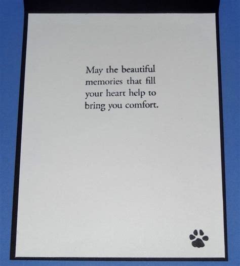 Pet Sympathy Card Loss Of Cat Or Dog Pet Condolence Bereavement