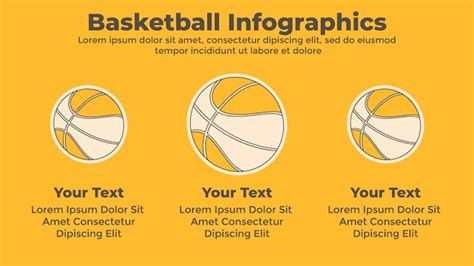 Premium Vector Basketball Sports Infographic Template