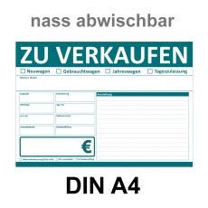 Zum anzeigen und ausdrucken wird die kostenlose software adobe reader benötigt. KFZ Auto Verkaufsschild V2 für neue und gebrauchte ...
