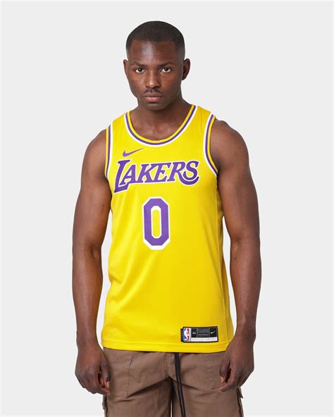 Nikle Los Angeles Lakers Russell Westbrook 0 Icon Swingman Jersey Ama