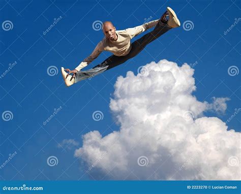 Sky Jump Stock Photo Image Of American Bold Blue Open 2223270