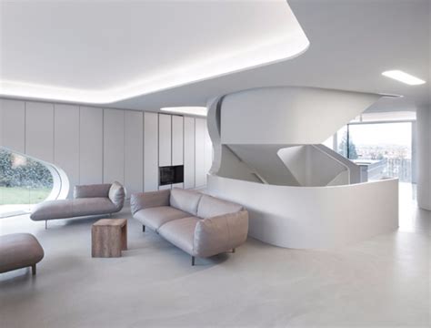 8 Stunning Futuristic Living Rooms