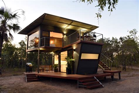 This Two Story Shipping Container House Is A Modern Dream