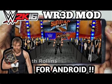 WWE K MOD WR D FOR ANDROID YouTube