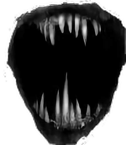 Download Scary Teeth Png Svg Black And White Download Transparent