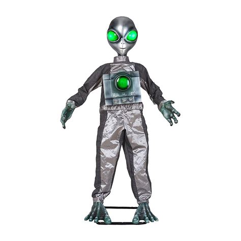 Most orders over $45 ship free. Home Accents Holiday 6 ft. Animated LED Alien Halloween ...