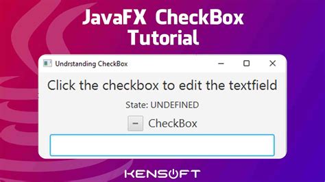 How To Use CheckBox In JavaFX Perfect For Beginners