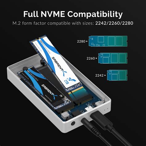 Thunderbolt 3 To Dual Nvme M2 Ssd Tool Free Enclosure Sabrent