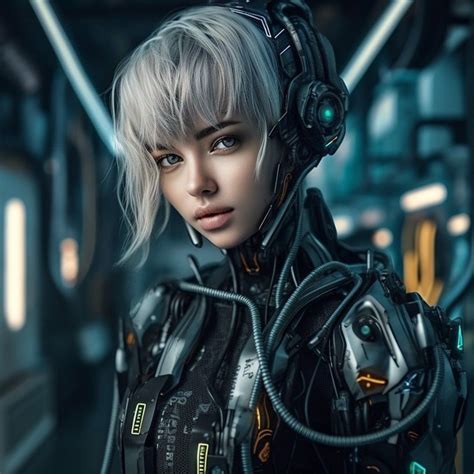 Cyberpunk Female Cyberpunk 2077 Sci Fi Rpg Mech Suit Game Concept