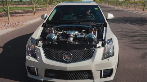 Monstrous Twin Turbo Cadillac Cts V Delivers 1800 Horsepower