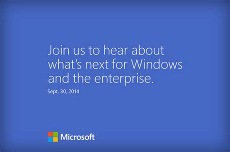 Windows 9 Release Date Price To Be Revealed On Sept 30 Microsoft Event