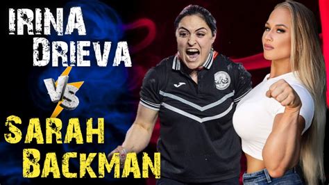 Sarah Backman Vs Irina Drieva Armwrestling Match Hardline Championship