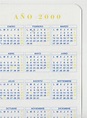 calendarios calendario año 2000 - Comprar Calendarios antiguos en ...