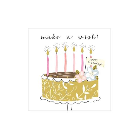 Make A Wish Birthday Card