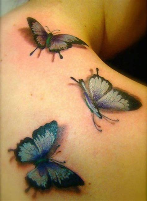 45 Incredible 3d Butterfly Tattoos Cuded