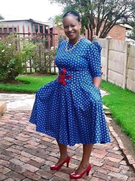 Modern Lesotho Seshoeshoe Designs 2019 Shweshwe Dresses African