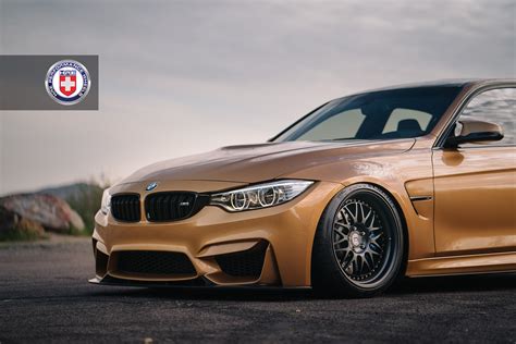 Next page | 17 inch | 18 inch | 19 inch | emblems; Sunburst Gold Metallic BMW M3 with HRE 540 Wheels in Satin Black