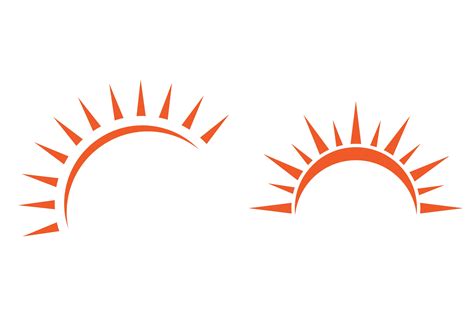 Sun Vector Logo Design Graphic By Redgraphic · Creative Fabrica