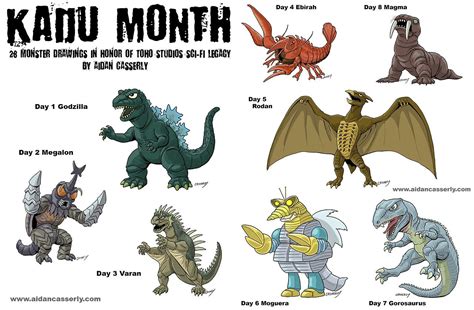 Kaiju Month Kaiju Kaiju Monsters All Godzilla Monsters Images And