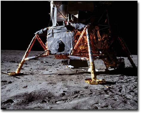 Apollo 11 Lunar Module On Moon Nasa 11x14 Silver Halide Photo Print Ebay