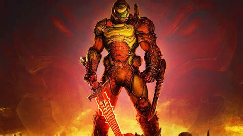 Awesome Doom Slayer Wallpapers Top Free Awesome Doom Slayer Backgrounds Wallpaperaccess