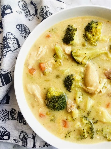 Healthy Chicken Broccoli Soup Mama Of Montreal