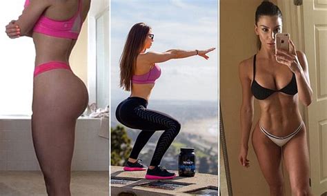 Instagram Fitness Star With The Perfect Butt Reveals The Very Strict Workout Daily Mail Online