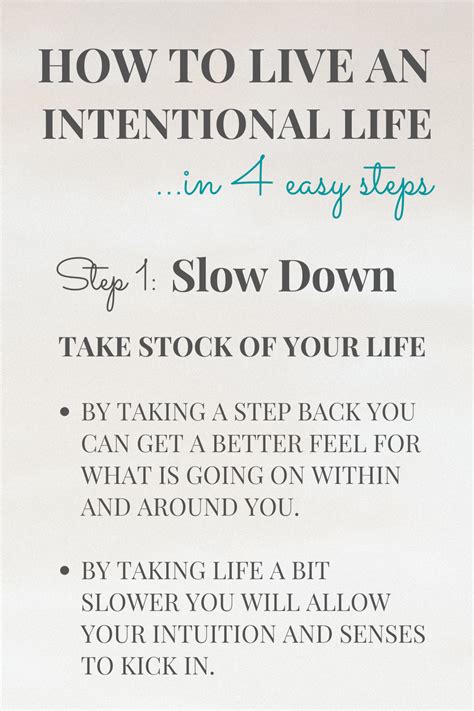 4 Easy Steps To An Intentional Life In 2021 Quotes To Live By