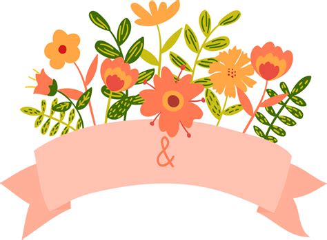 Flower Banner Png Flower Banner Png Transparent Free For Download On