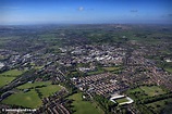 aeroengland | aerial photograph of Bury Greater Manchester UK