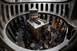 In pictures: Church of the Holy Sepulchre closed on Easter ...