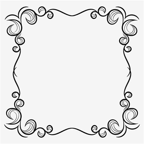 Vintage Frame Background Png Marco Clásico Antecedentes Png Y