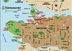 Map of Vancouver Canada - Free Printable Maps