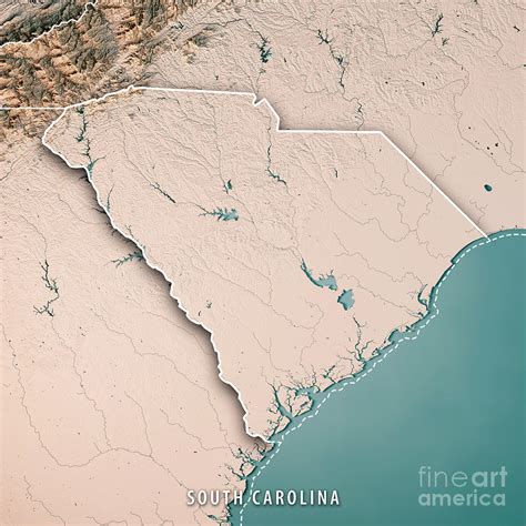 Map Of South Carolina Usa
