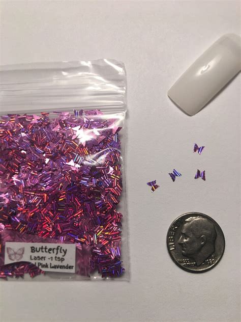 Solvent Resistant Holo Butterfly W Holo Or Laser Shape Etsy