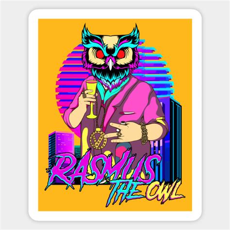 RASMUS THE OWL Hotline Miami Fan Art Aufkleber TeePublic DE