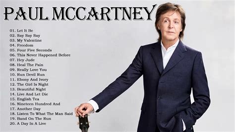 Paul Mccartney Greatest Hits Full Album 2021 Live Album Youtube