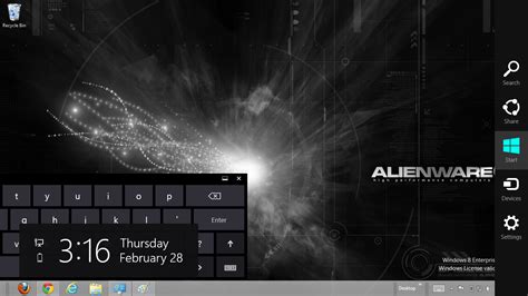 2013 Alienware Rainmeter Windows 7and 8 Theme Ouo Themes