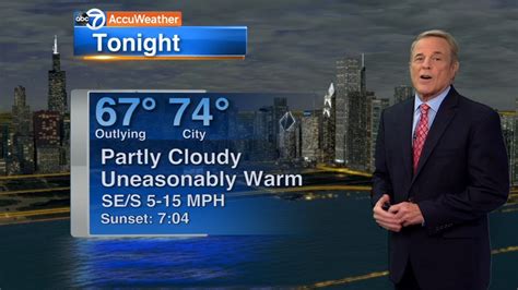 Chicago Weather Partly Cloudy Warm Abc7 Chicago