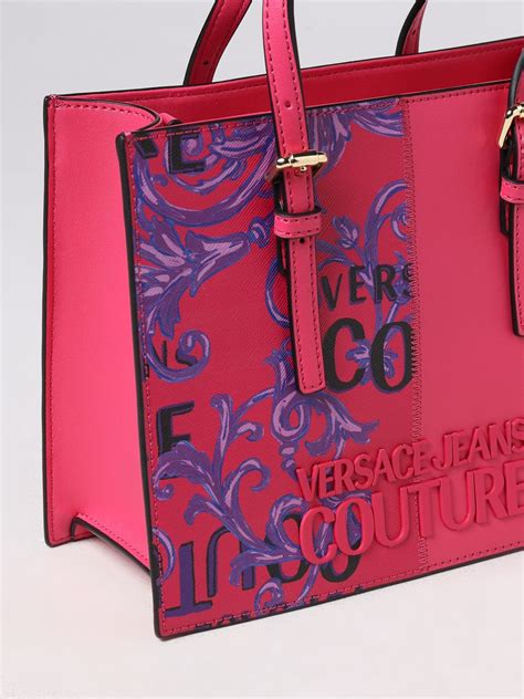 Versace Jeans Couture Handbag For Woman Pink Versace Jeans Couture